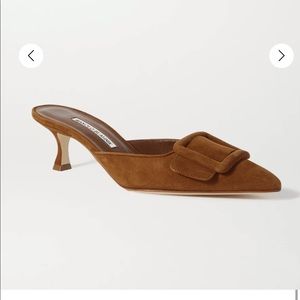 Manolo Blahnik suede maysale